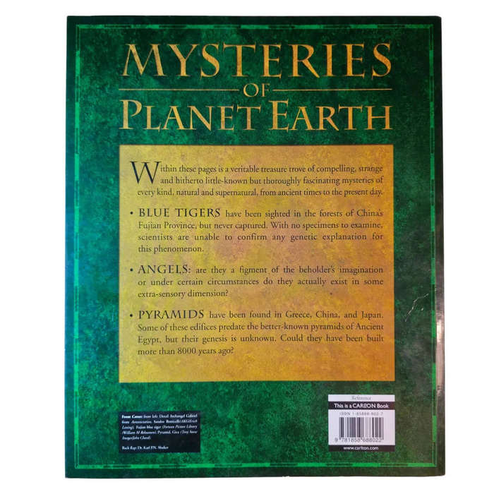 Mysteries of Planet Earth: An Encyclopedia of the Unexplained - Karl PN Shuker