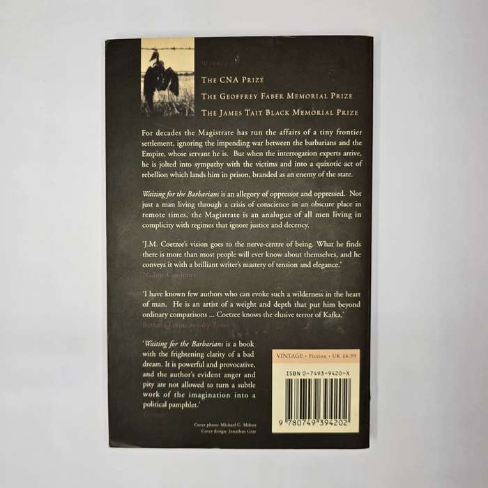 Waiting for the Barbarians - J. M. Coetzee