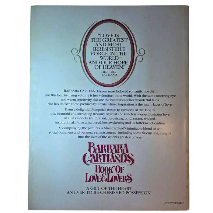 Book of Love & Lovers - Barbara Cartland