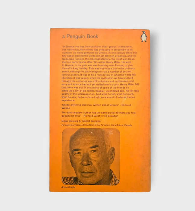 The Colossis of Maroussi - Henry Miller