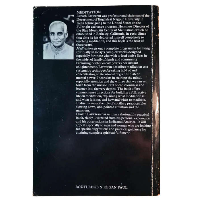 Meditation: Commonsense Directions for an Uncommon Life - Eknath Easwaran