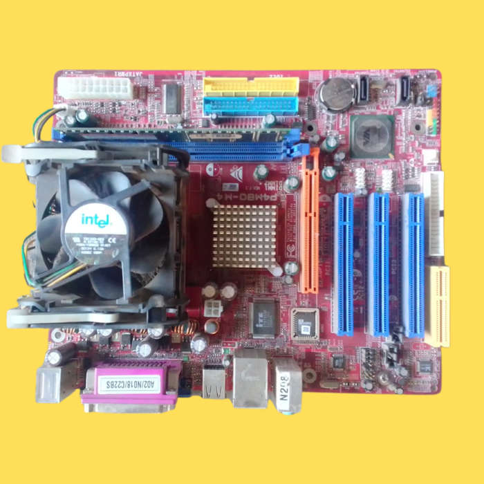 Biostar P4M80-M4 Motherboard + Intel CPU + 512MB DDR RAM