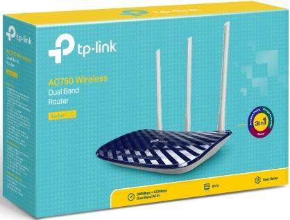 TP-Link Archer C20 AC750 Wireless Dual Band Router