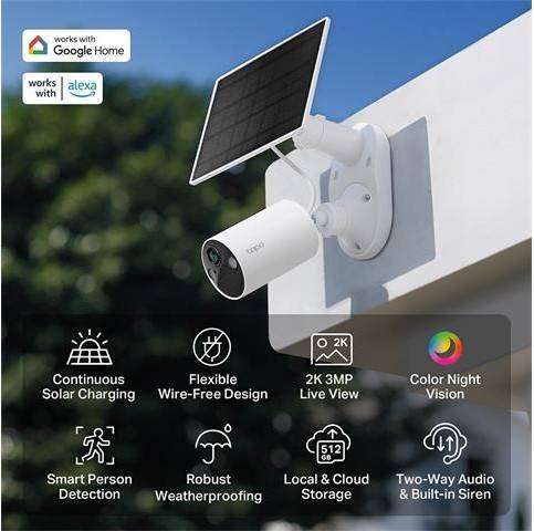 TP-LINK Tapo Solar-Powered Security Camera Kit
