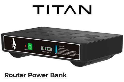 Titan Elecstor 18W Mini DC UPS 12000mAh - 38W