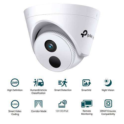 TP-Link VIGI C430I - 3MP 2.8mm IR Turret Network Camera