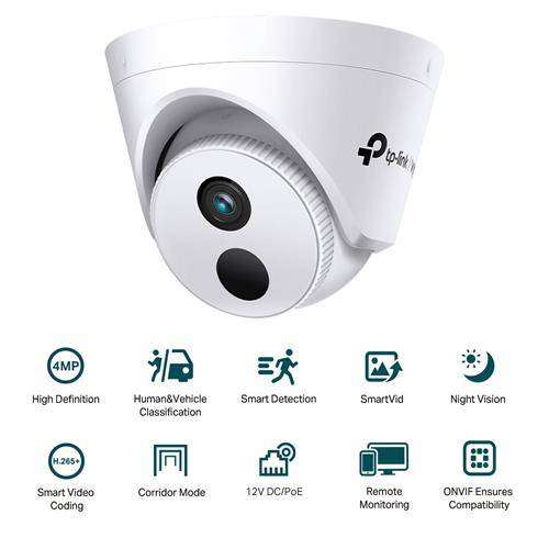 TP-Link VIGI C440I 4MP 2.8mm IR Turret Network Camera