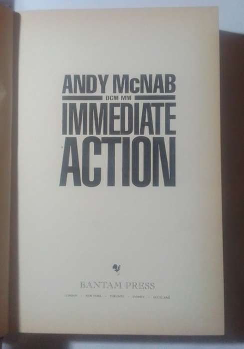 Immediate action-By: Andy McNab