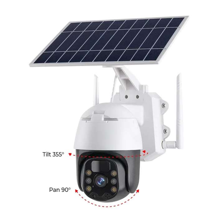 Solar Powered HD Smart Wireless Security Surveillance Camera