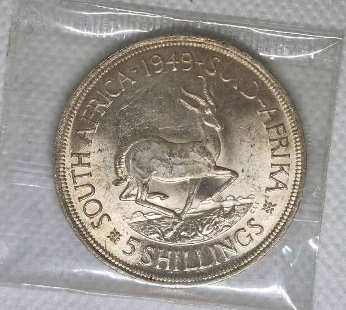 1949 5 Shillings - George VI Sextus Rex