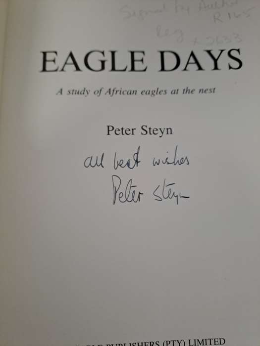 EAGLE DAYS. By Peter Steyn.  SIGNED