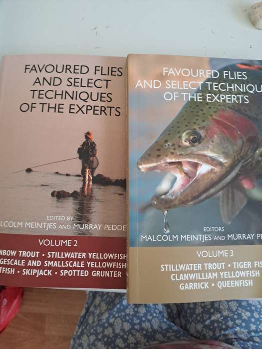 FAVOURED FLIES AND SELECT TECHNIQUES OF THE EXPERTS Volume 2 & 3 By Malcolm Meintjes & Murray Pedder