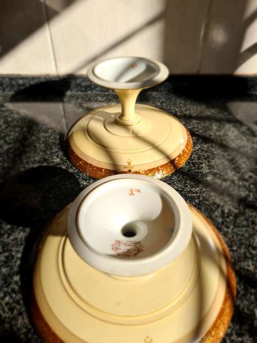 1890's French Limoges Cake stand - set of 2