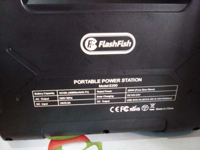 Portable Solar Generator Lithium Battery