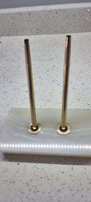 Cross Pen and pencil set on marble base