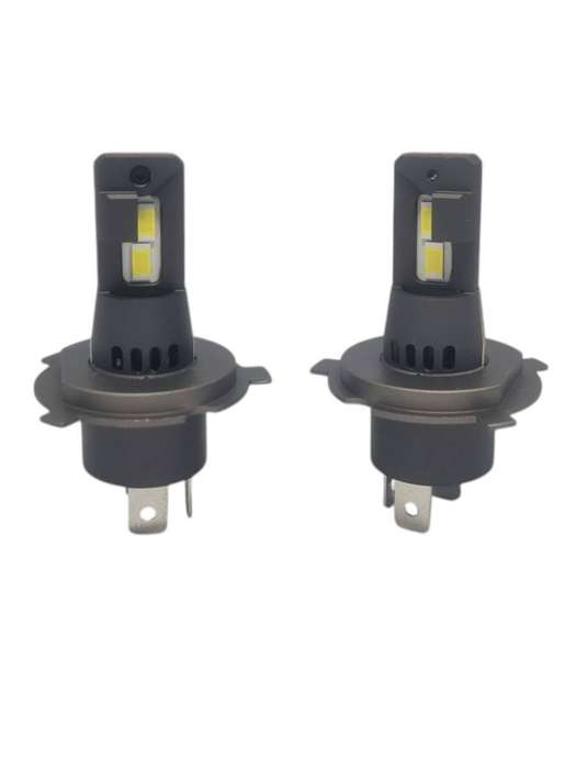 H4 60W 7200LM Super Bright LED Headlights With Cooling Fan - 3 Pin
