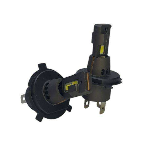 H4 60W 7200LM Super Bright LED Headlights With Cooling Fan - 3 Pin