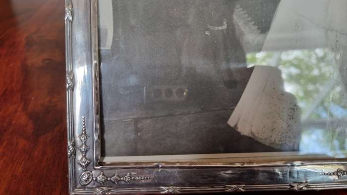 Sterling Silver Picture Frame. Hallmarked 1939. Beautiful antique.