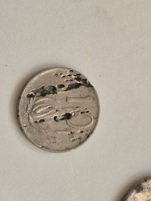 Highly Corroded South African Coins x 55.  Some Green. As found on beaches.