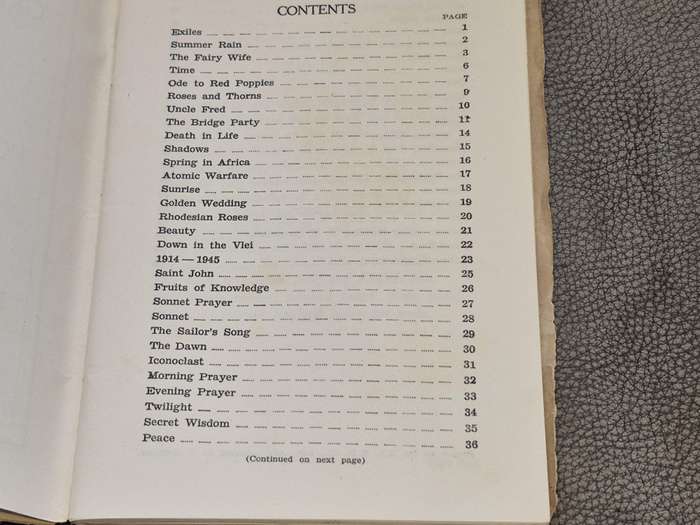 Greetings from Rhodesia. Poems. Gardiner, J.B. and Cecil Gardiner.