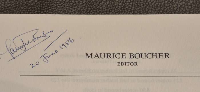 Livingstone Letters 1843 to 1872 Boucher, Maurice ( Editor ), David Livingstone.SIGNED BY EDITOR!