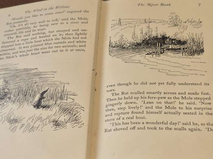 The Wind in the Willows.  Rare 1937 hardback edition with illustrations by Ernest Shepard.