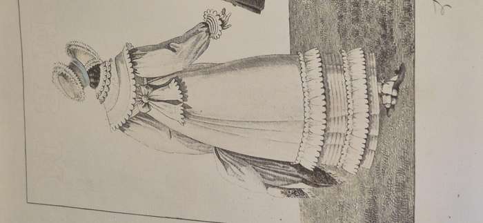 Les Petites Marionnettes. Amazing French 1815 Paris Engraving. The little puppets. Costume Print.