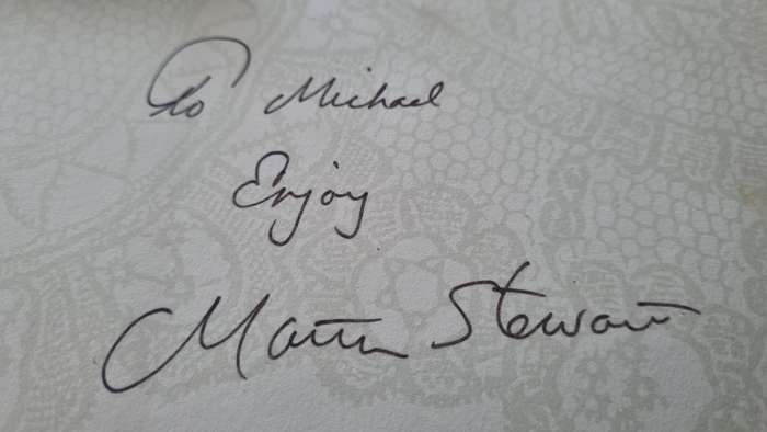 Weddings. SIGNED AND INSCRIBED BY MARTHA STEWART.