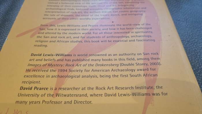 San Spirituality. Roots, Expression, and Social Consequences Lewis-Williams, J D. and D. G. Pearce
