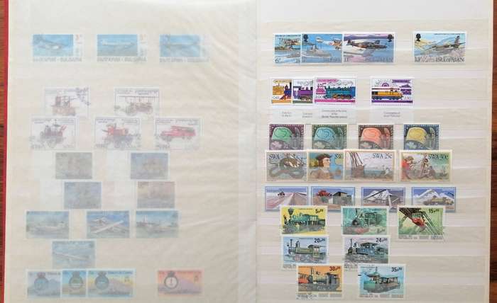 Nice little thematics collection in decent condition 8 pg/16 side Lighthouse stockbook
