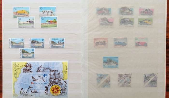 Nice little thematics collection in decent condition 8 pg/16 side Lighthouse stockbook