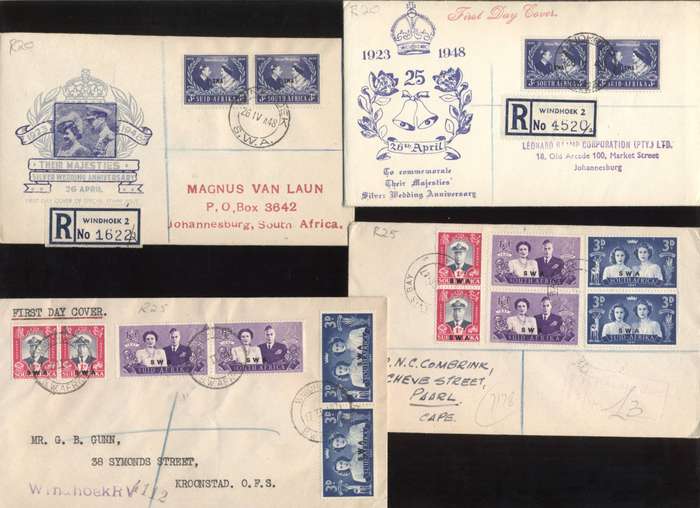 SWA Union era covers x 7 - see 2 scans
