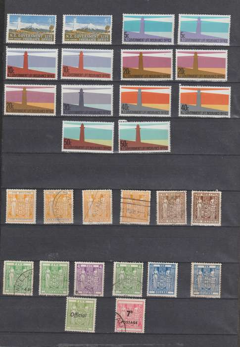 New Zealand revenue * insurance stamps  **m,*m, u. High CV . See Scans.