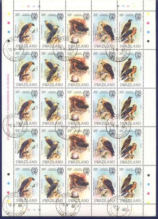 Swaziland Birds Wildlife conservation Selection - Covers, strips , sheet cto - see scans