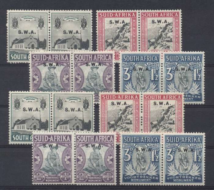 S.W.A. 1936 Voortrekker Memorial Fund full sets x 2 - superb unmounted