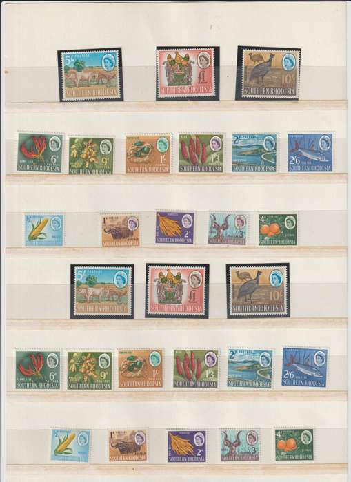Southern Rhodesia 1964 definitive issue 2 c/sets **M, *M. See Scan.