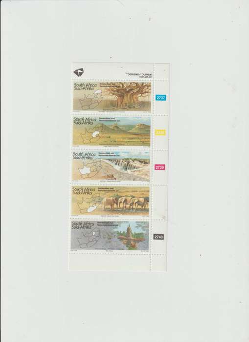 South Africa Mini Sheet, control blocks etc. **M. Good CV. See Scans.