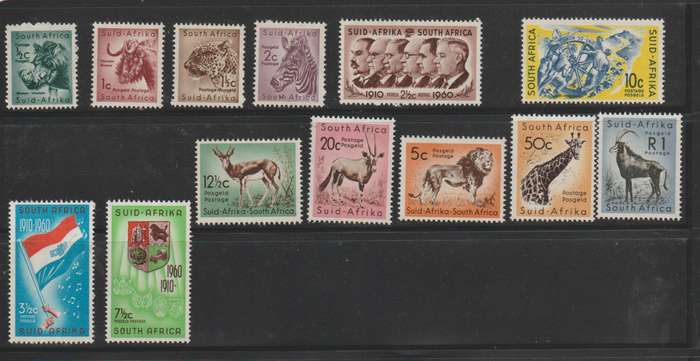 Union RSA 1933 - 1961 selection & 2 covers * M, * U. See Scans.