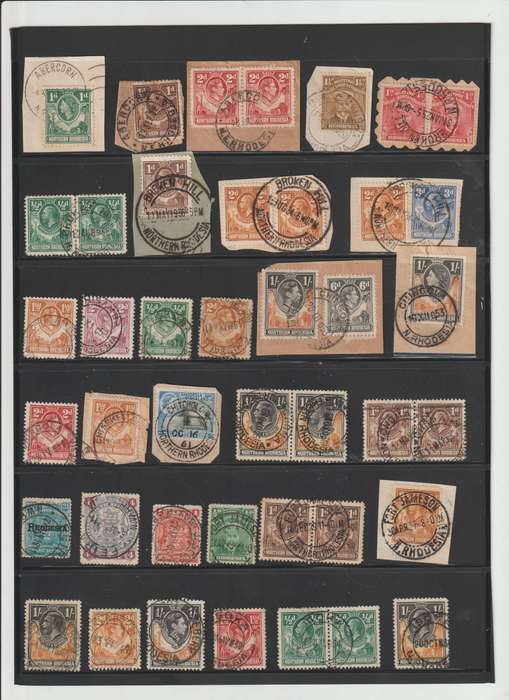 Northern Rhodesia  comprehensive post mark selection. 1900's Great Grouping. *U See Scans.