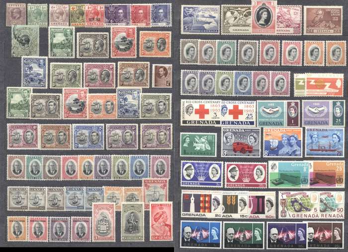 Grenada Kings & Queen Selection - Very Fine Mint - see 2 scans
