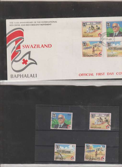 Swaziland FDC & corresponding stamp selection **m, *m, u Lot 2. See Scans.