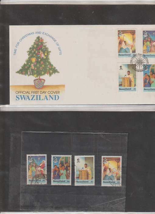 Swaziland FDC & corresponding stamp selection **m, *m, u Lot 2. See Scans.