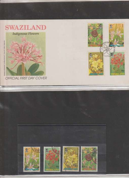 Swaziland FDC & corresponding stamp selection **m, *m, u Lot 2. See Scans.