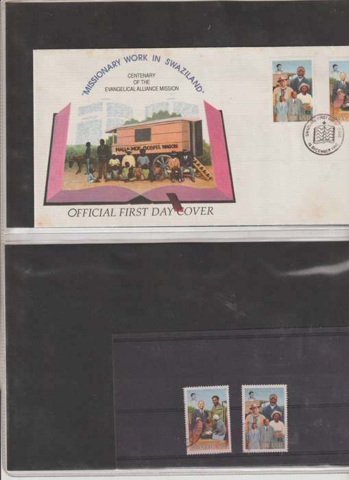 Swaziland FDC & corresponding stamp selection **m, *m, u Lot 2. See Scans.