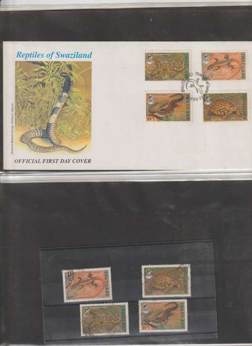 Swaziland FDC & corresponding stamp selection **m, *m, u Lot 2. See Scans.