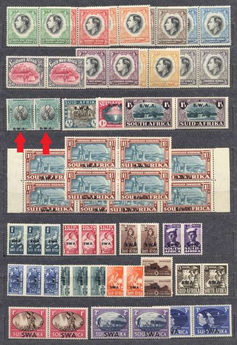 S.W.A. Union era Sets Selection - Fresh MLH / MNH - CV R +- 7000 - see 2 scans