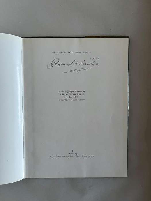 Johannes Meintjies - Lyrical Works / Liriese Werk - Signed First Edition