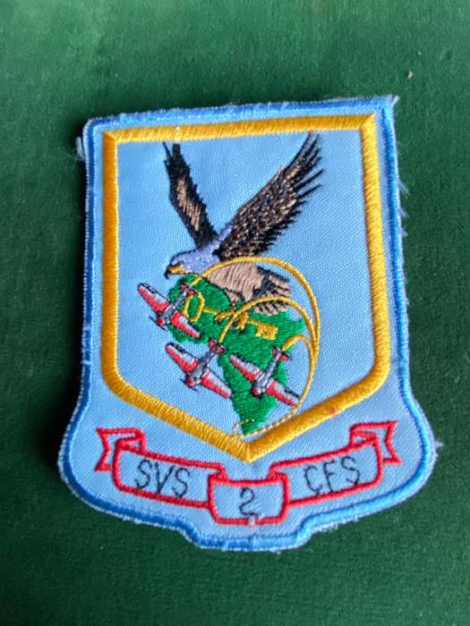 SAAF-CENTRAL FLYING SCHOOL HARVARD AEROBETIC TEAM PATCH-WORN 1980'S-1994-ON BREAST-2 INDICATES WINGM