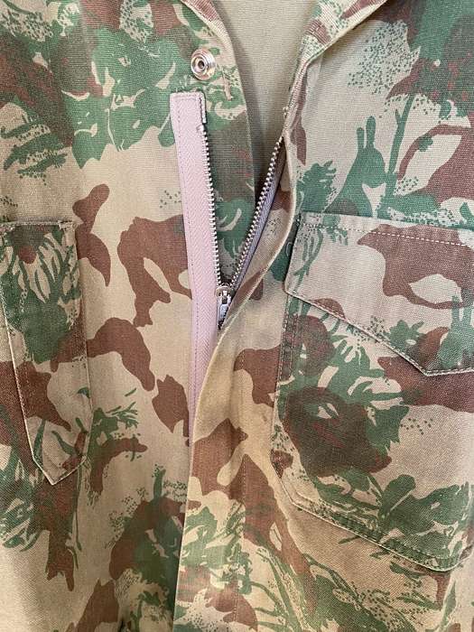 POLICE SPECIAL TASK FORCE 2ND PATTERN CAMO JACKET-SIZE XTRA LARGE-MEASURES 60 CM ARMPIT TO ARMPIT-US