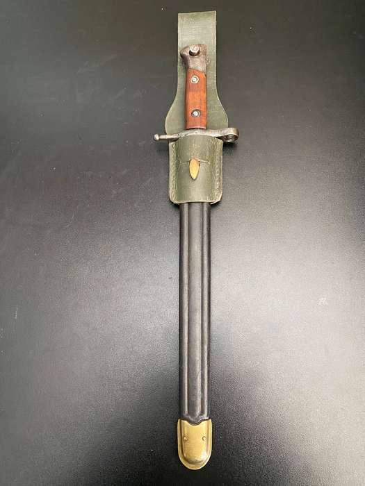 ITALIAN M1870 BAYONET WITH SCABBARD AND FROG
